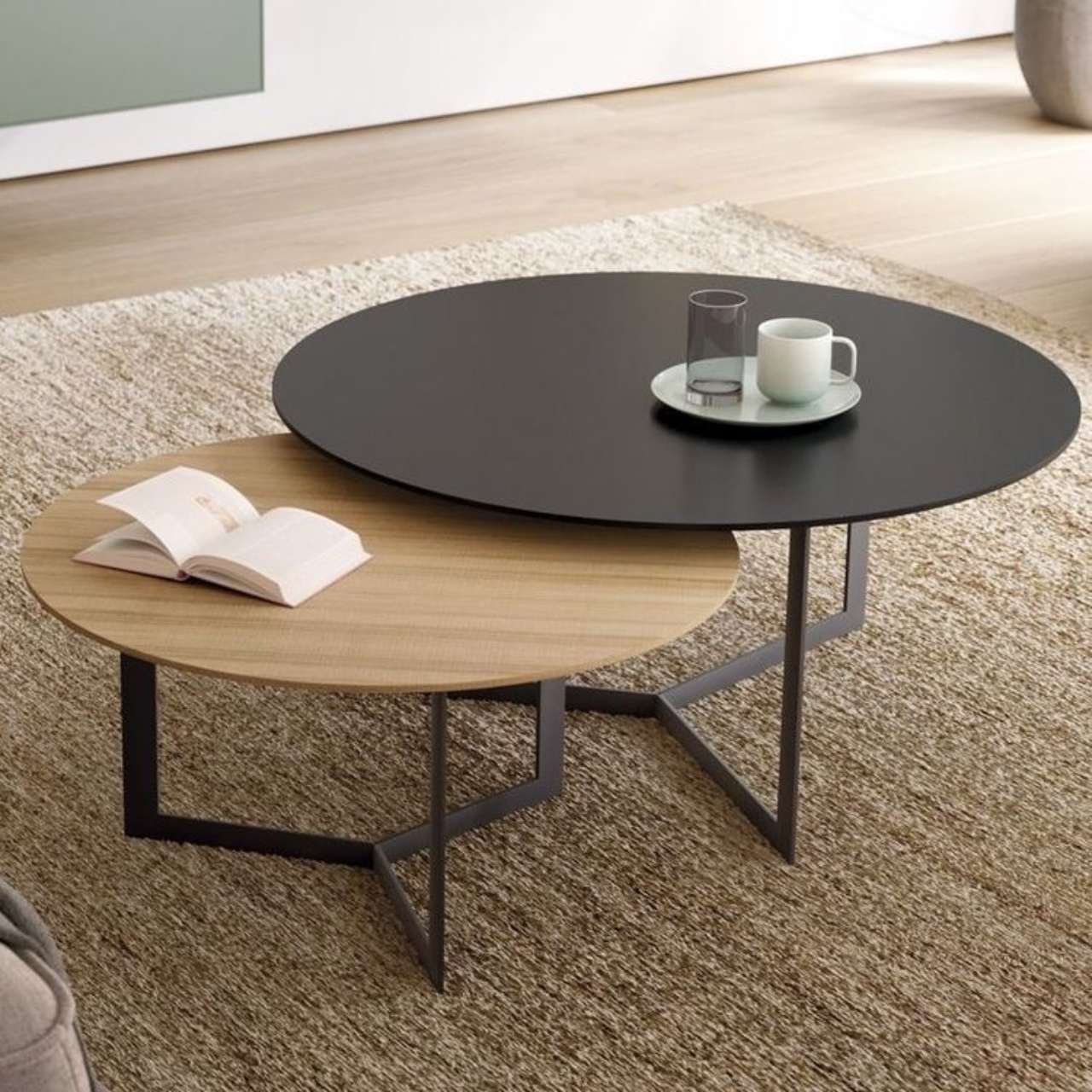 Комплект журнальних столиків в стилі Loft CS-47