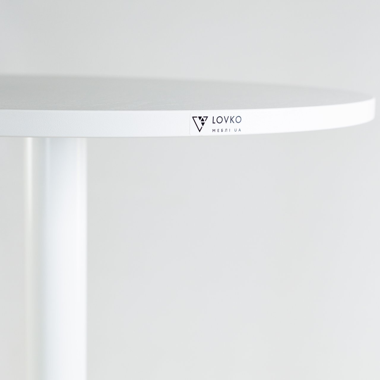 Стіл барний з круглою стільницею Soul light bar на металевій опорі d60