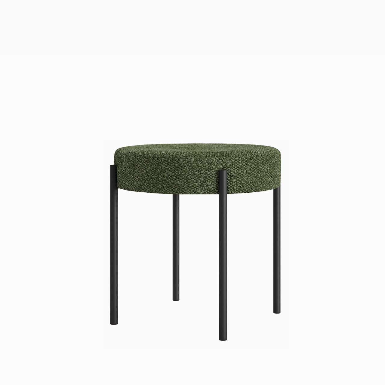 Табурет м'який Stool 4 Low круглий на металевих ніжках