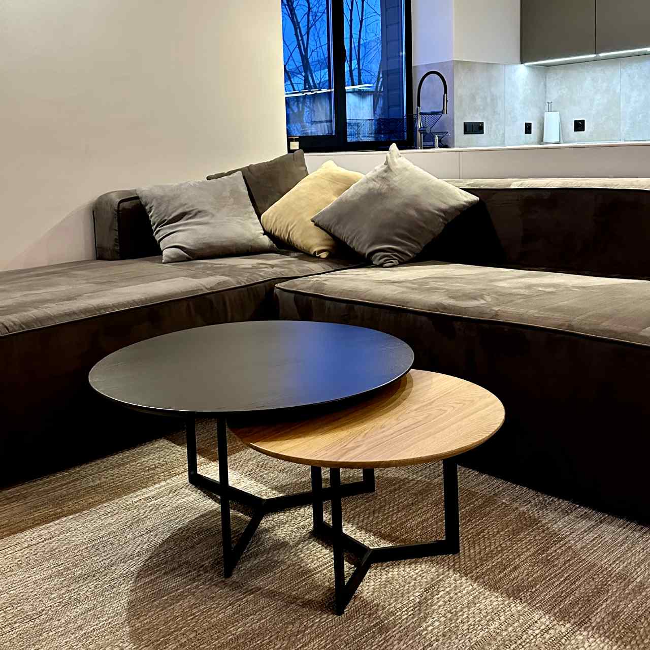 Комплект журнальних столиків в стилі Loft CS-47