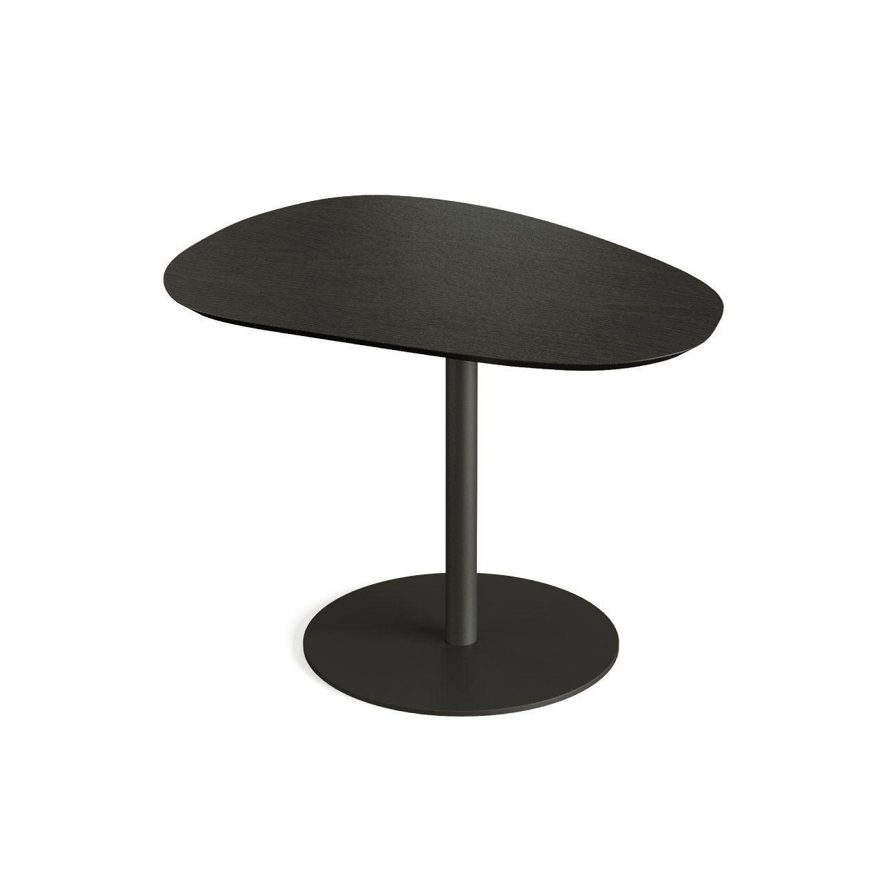 Столик журнальний дизайнерський Stone Table на опорі з металу