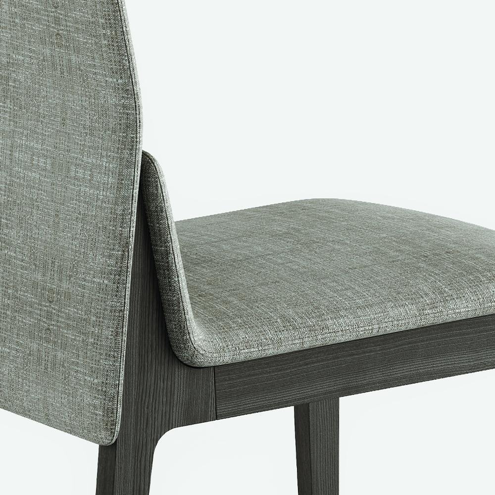 Стілець дерев'яний Tectonic Chair з м'якою спинкою та сидінням