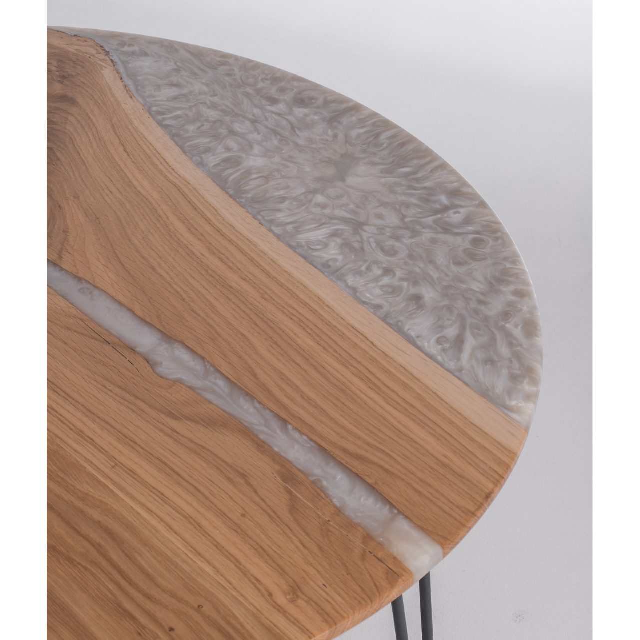 Журнальний стіл з епоксидною смолою Round Epoxy