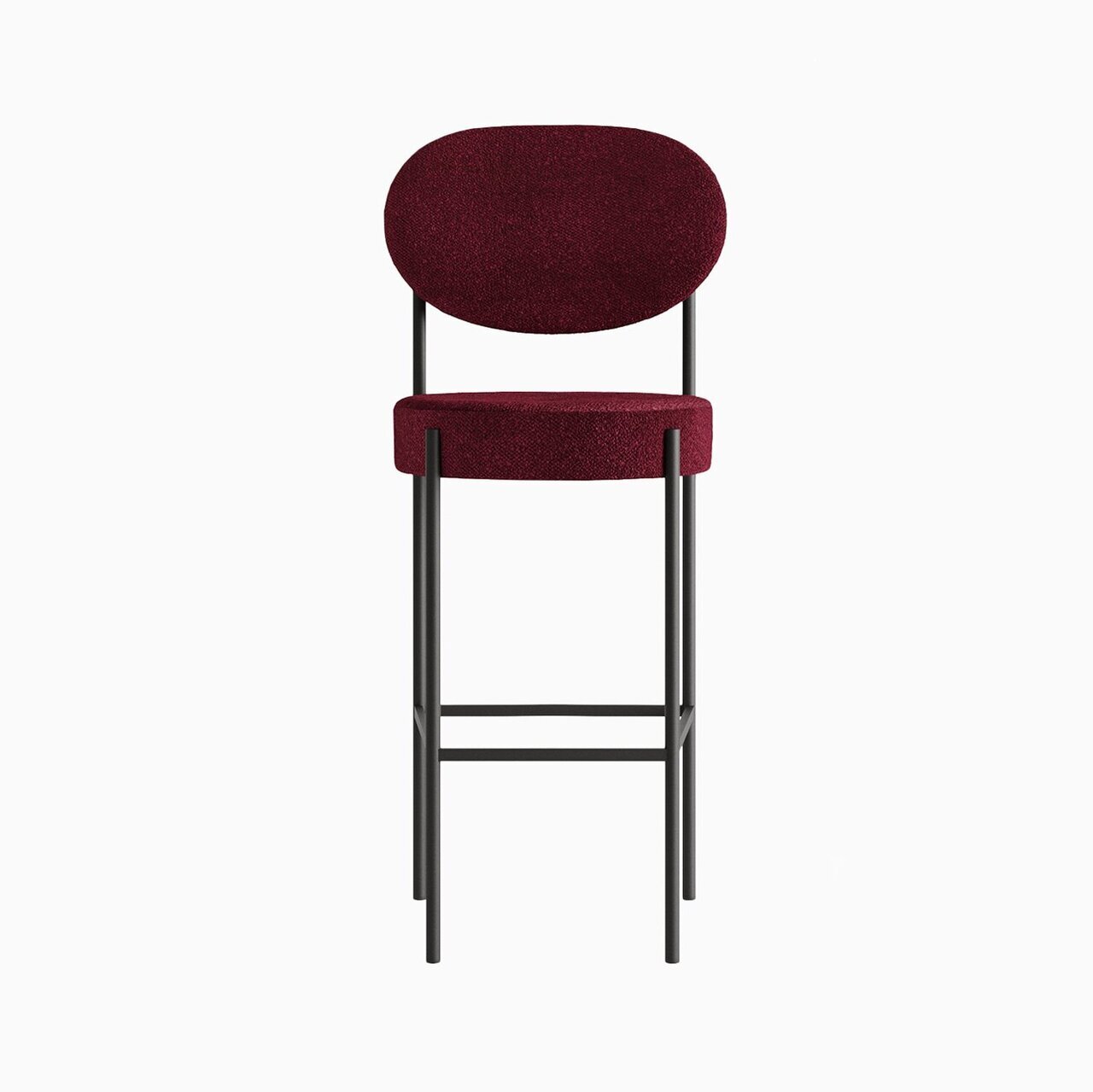 Стілець барний круглий Stool 4 High зі спинкою та металевих ніжках