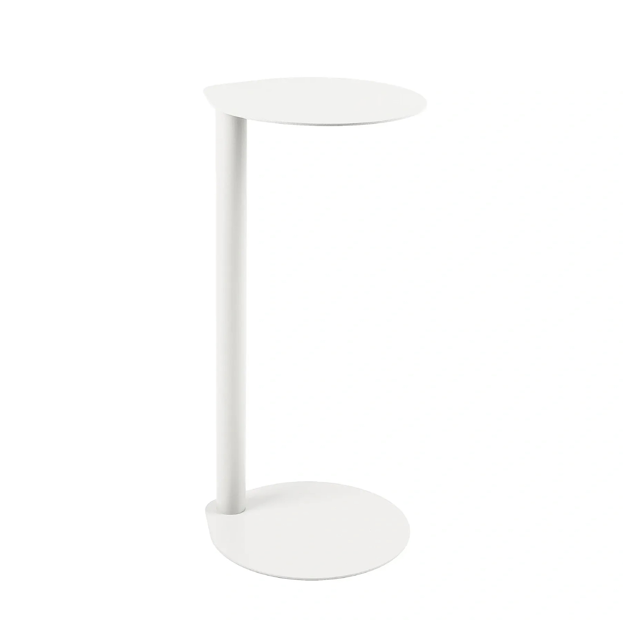 Дизайнерський журнальний стіл Drop H White