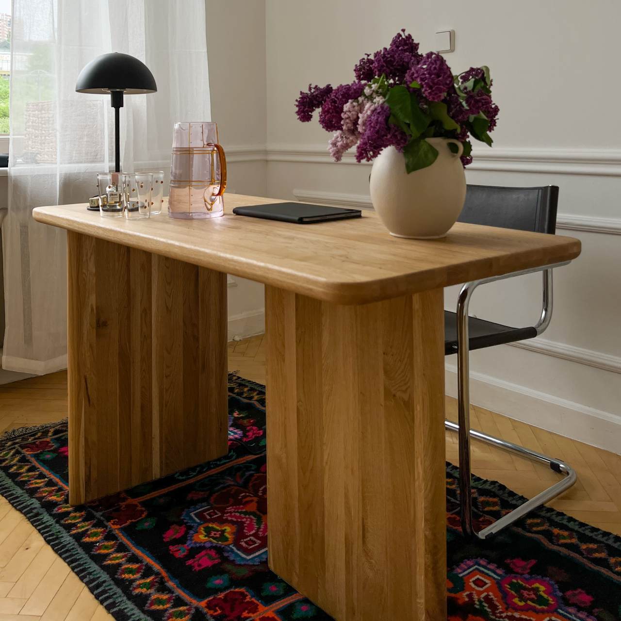 Офісний стіл з натурального дуба Wooden Minimalism