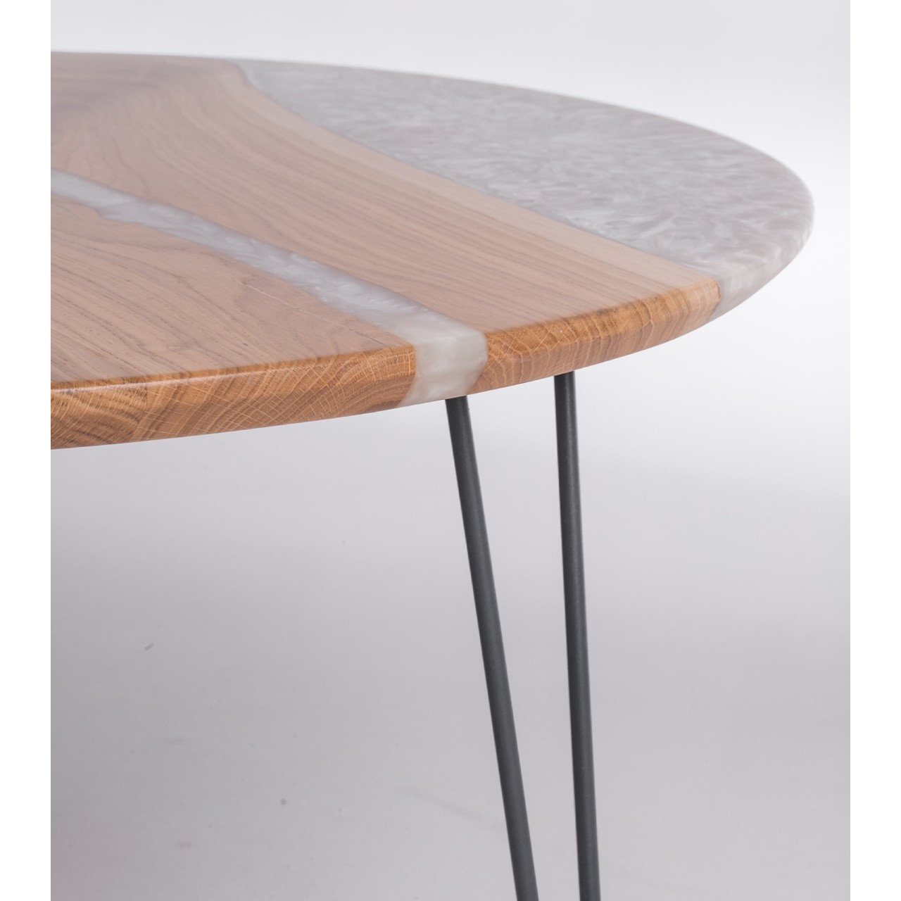 Журнальний стіл з епоксидною смолою Round Epoxy