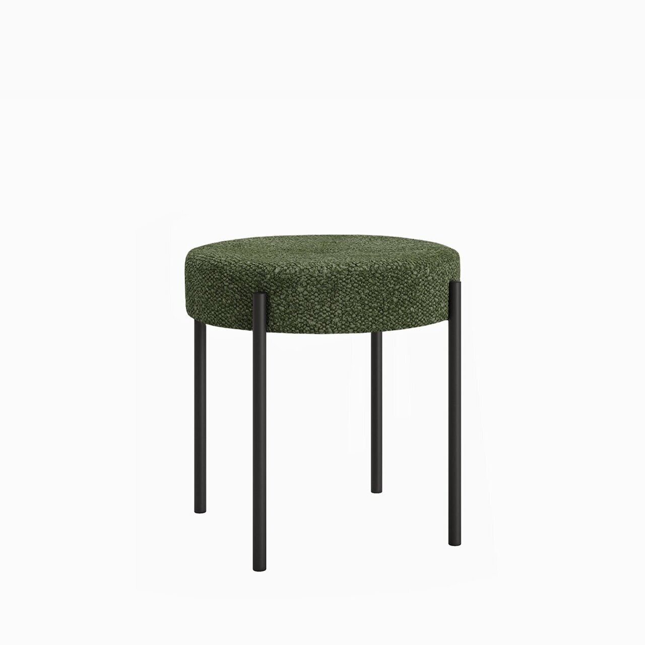 Табурет м'який Stool 4 Low круглий на металевих ніжках
