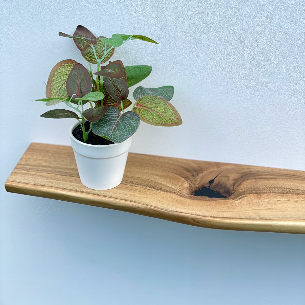 Плаваюча полиця Walnut Simplistic living edge