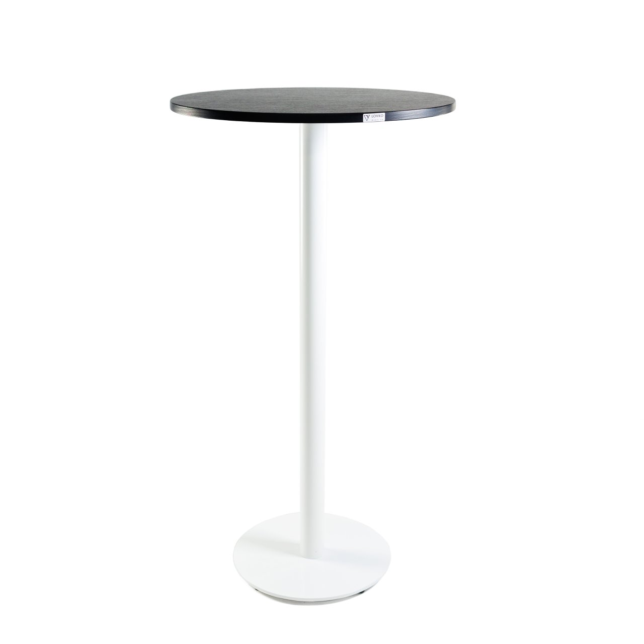 Стіл барний з круглою стільницею Soul light bar на металевій опорі d60