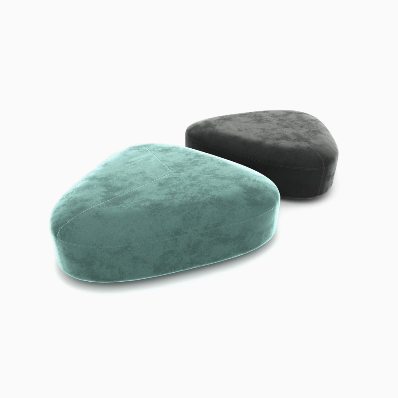 Пуф дизайнерський м'який Stone у формі каменя