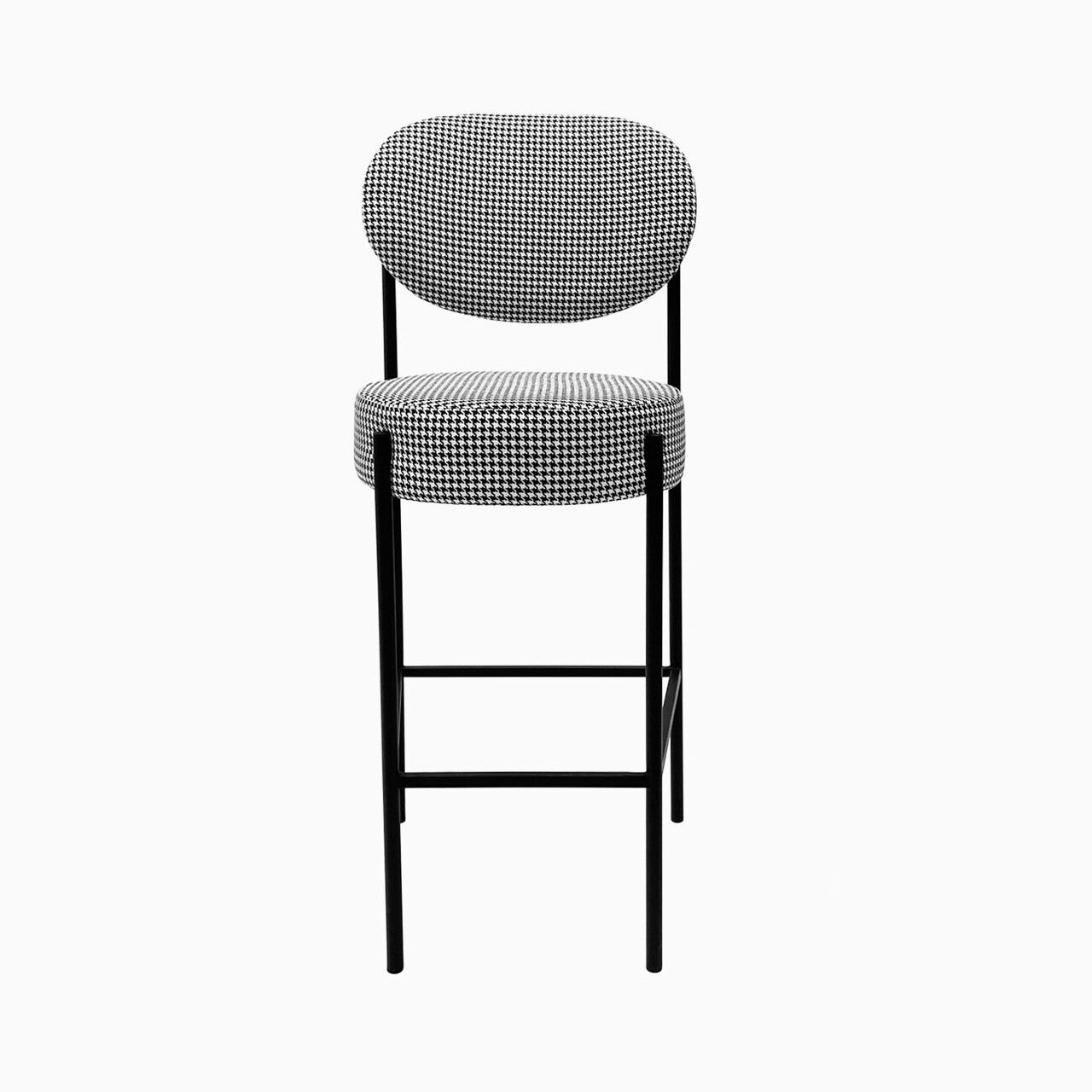 Стілець барний круглий Stool 4 High зі спинкою та металевих ніжках