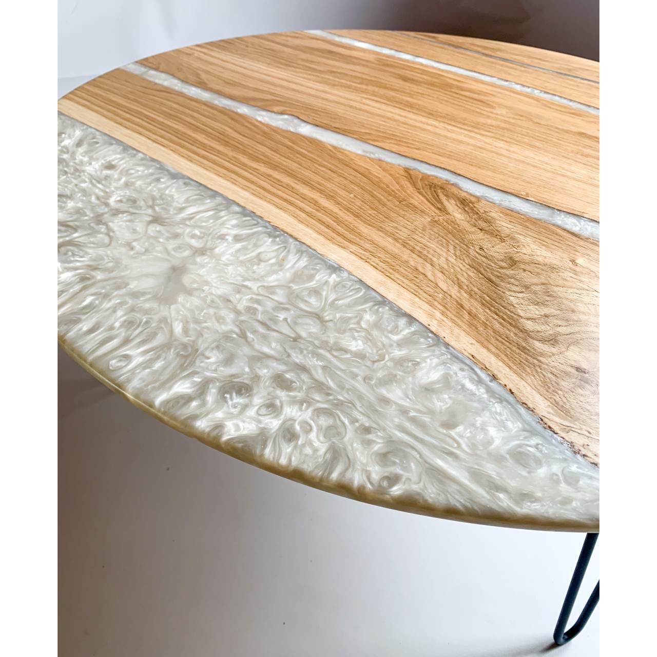 Журнальний стіл з епоксидною смолою Round Epoxy