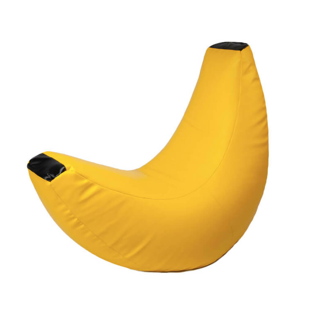Крісло-гамак безкаркасне Banana яскраве у вигляді банана