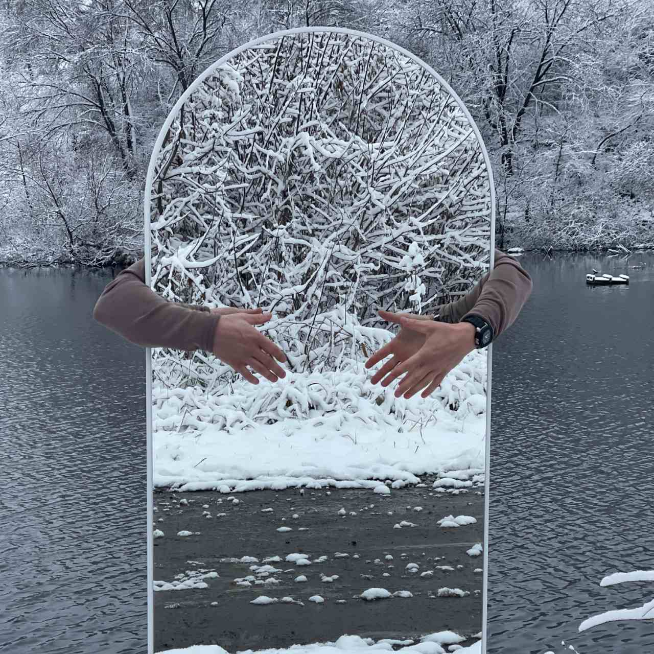 Дизайнерське дзеркало арка Loveself 01