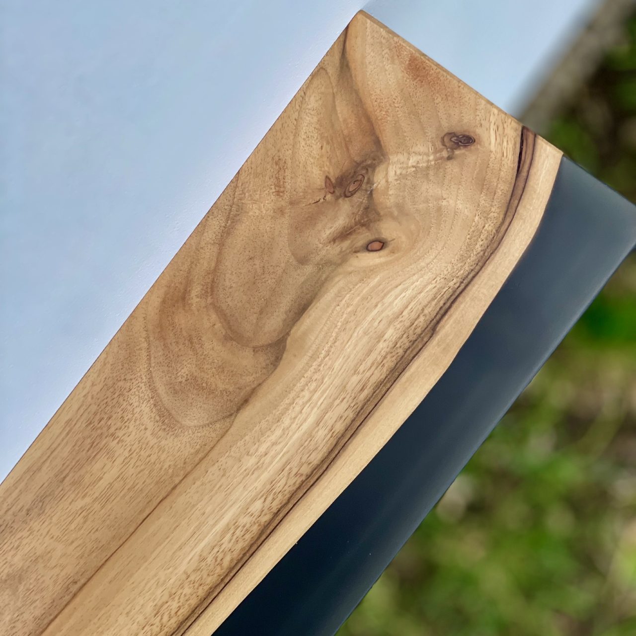 Плаваюча полиця Epoxy Walnut