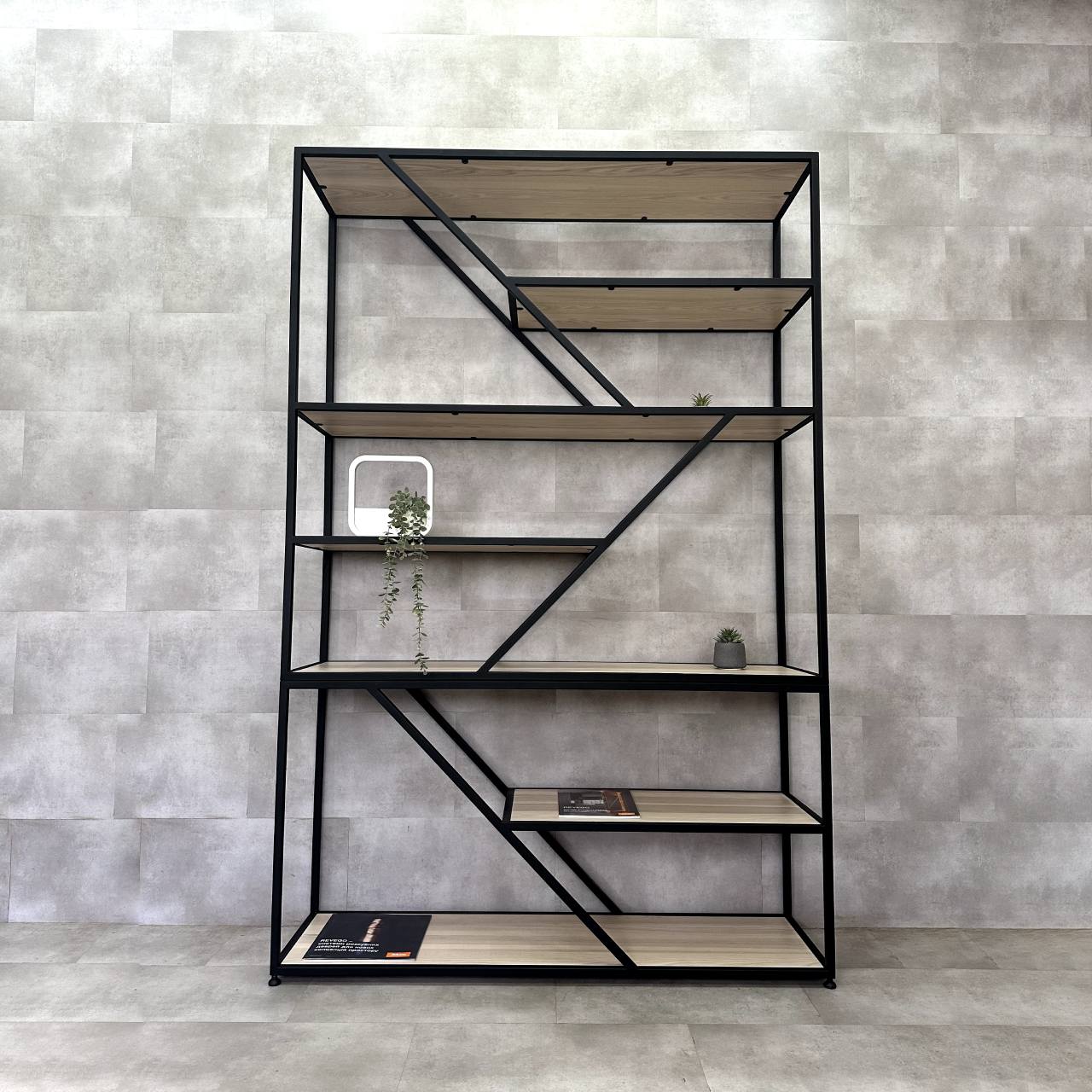 Стелаж відкритого типу у стилі Loft CS-61