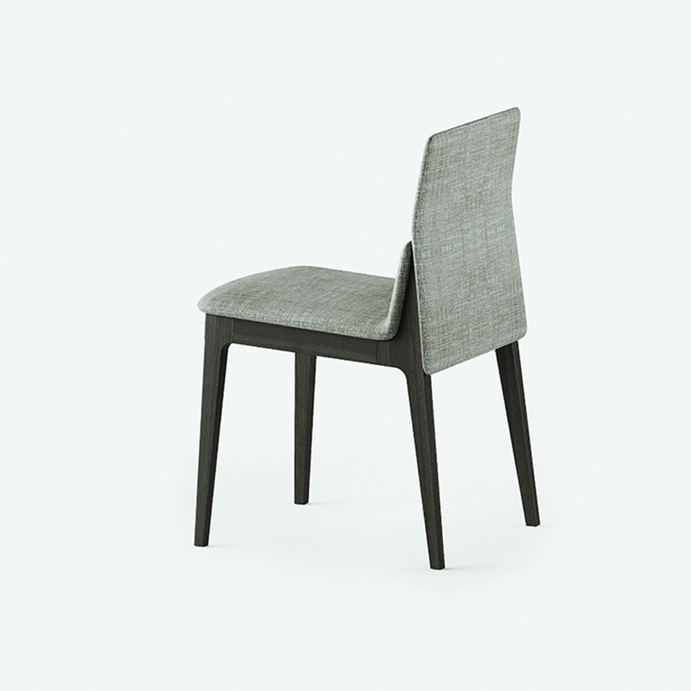 Стілець дерев'яний Tectonic Chair з м'якою спинкою та сидінням