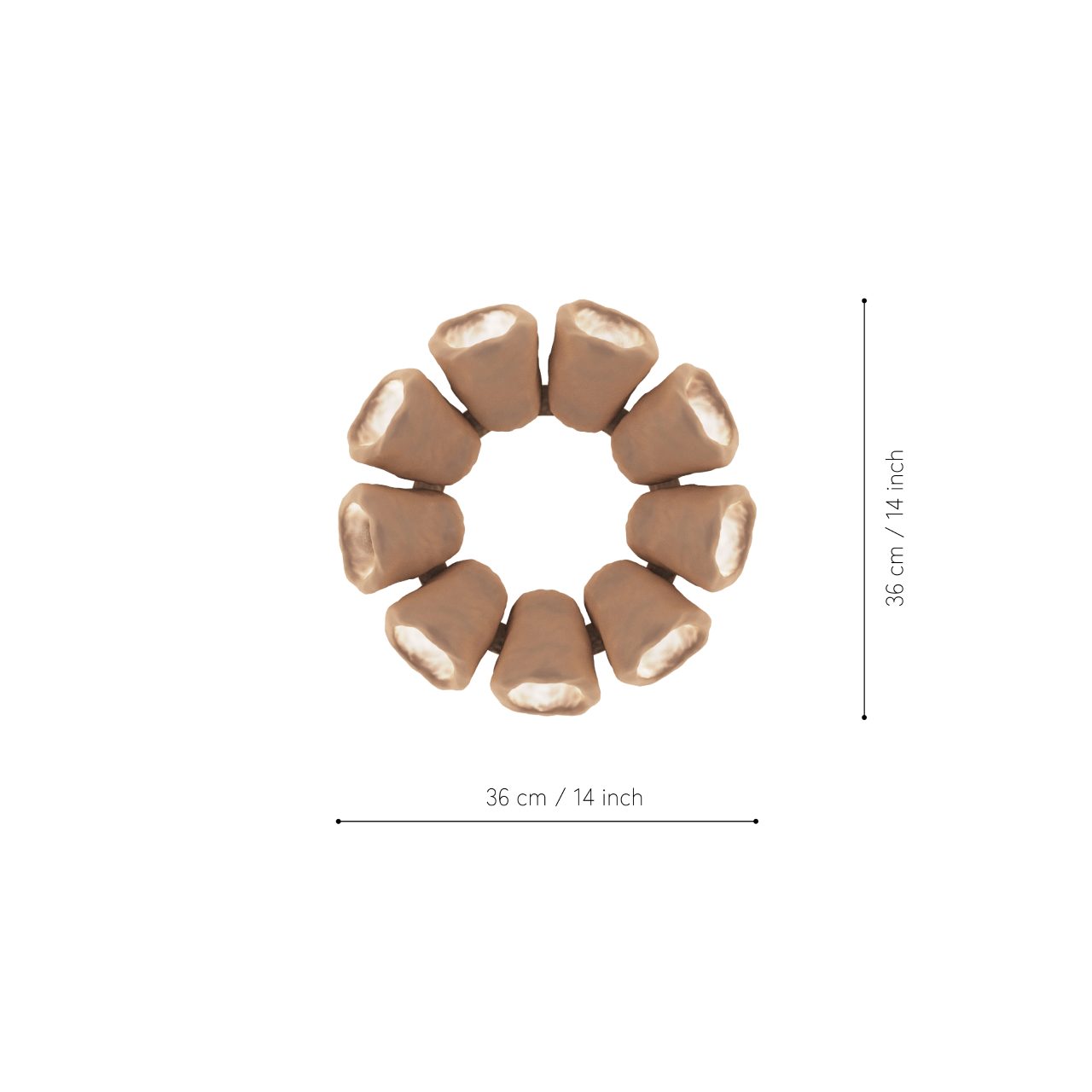 Настінне кругле бра Cave Pecherna collection