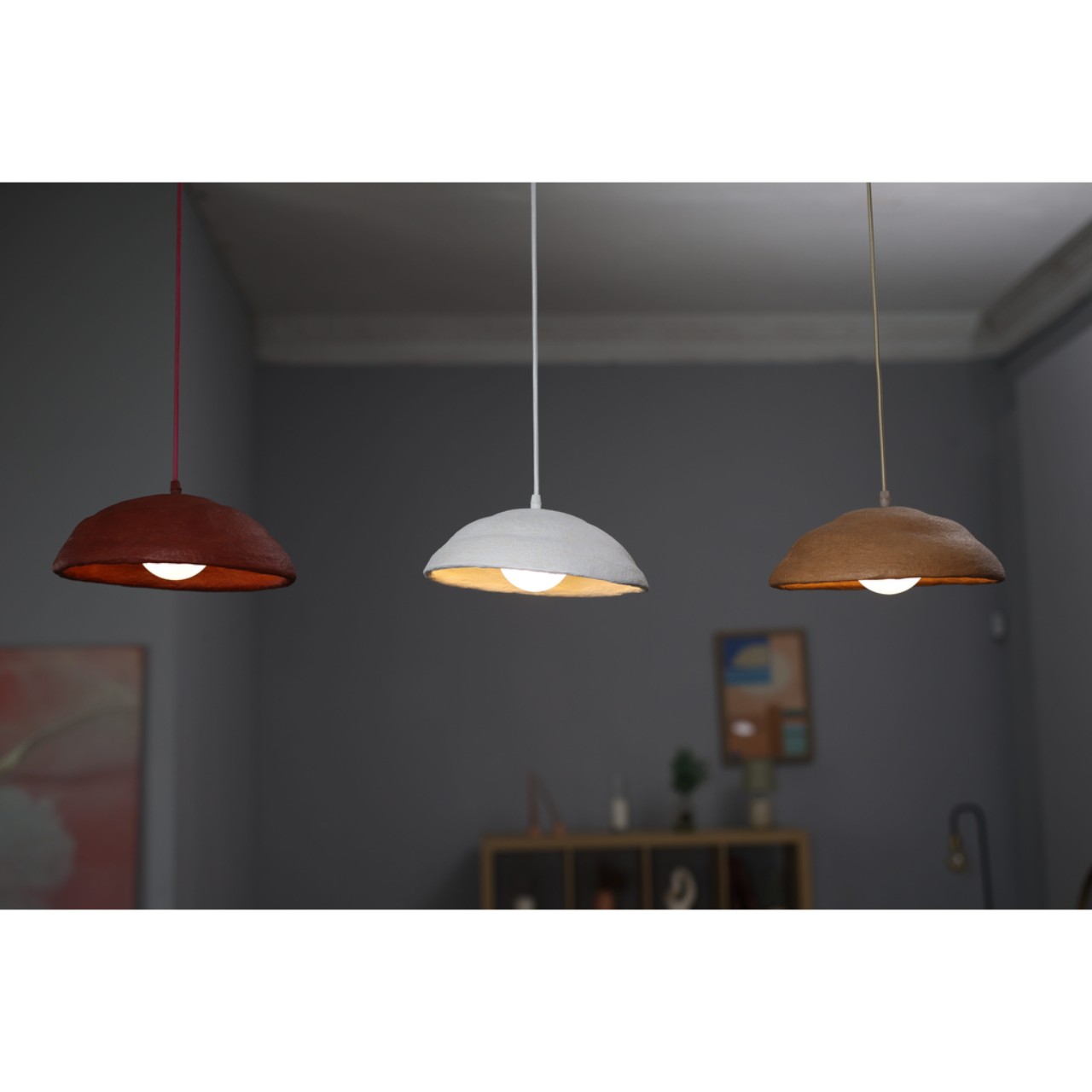 Дизайнерський круглий підвісний світильник - Pecherna collection