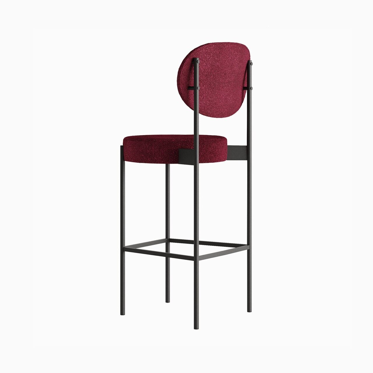 Стілець барний круглий Stool 4 High зі спинкою та металевих ніжках