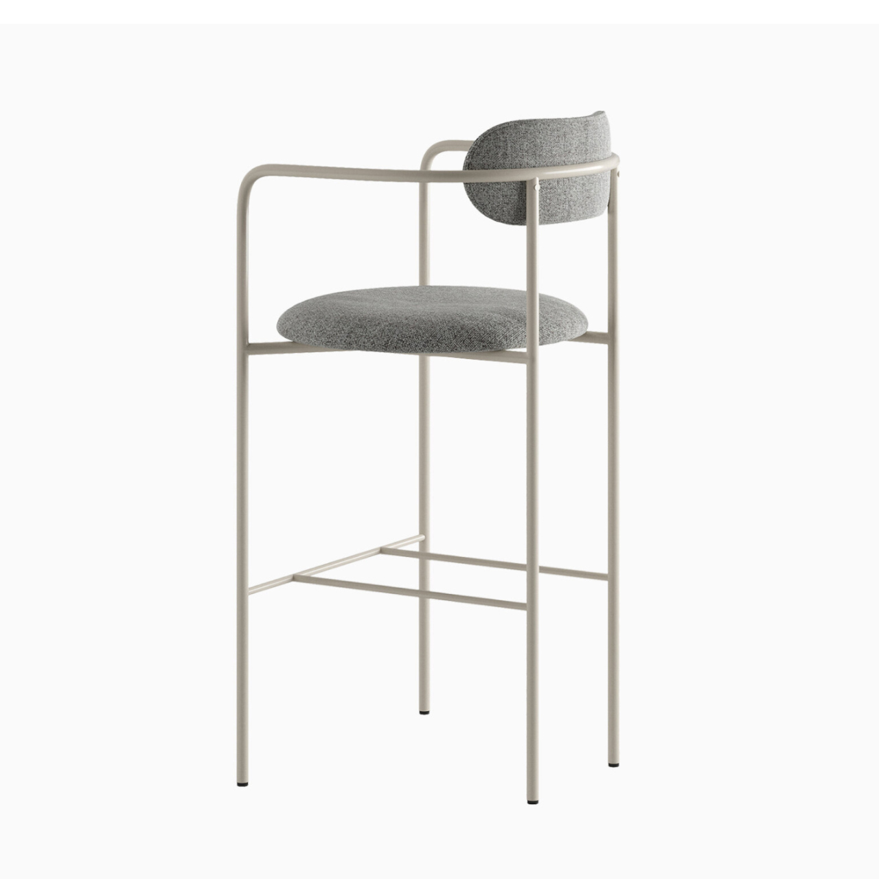Стілець барний стильний Stool 6 Bar з підлокітниками на металевій основі