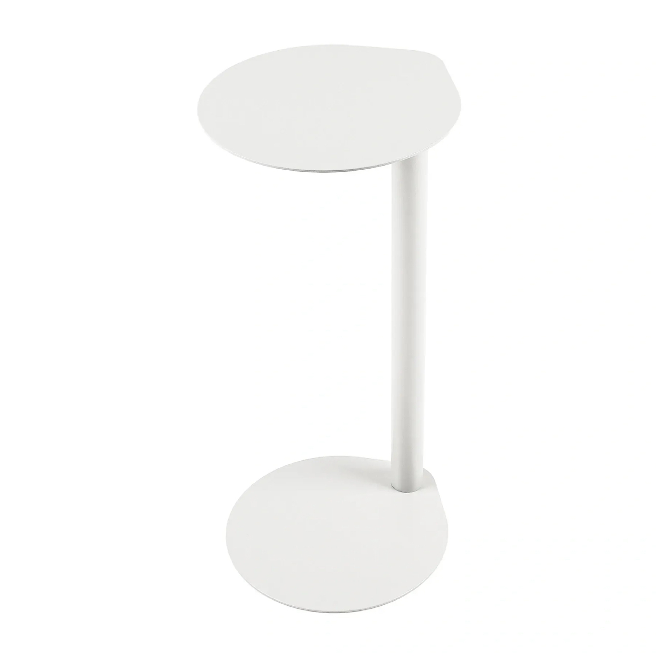 Дизайнерський журнальний стіл Drop H White