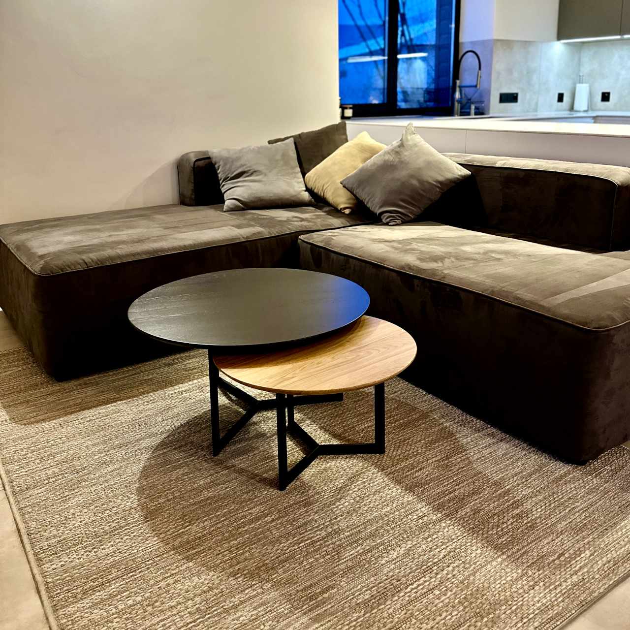 Комплект журнальних столиків в стилі Loft CS-47