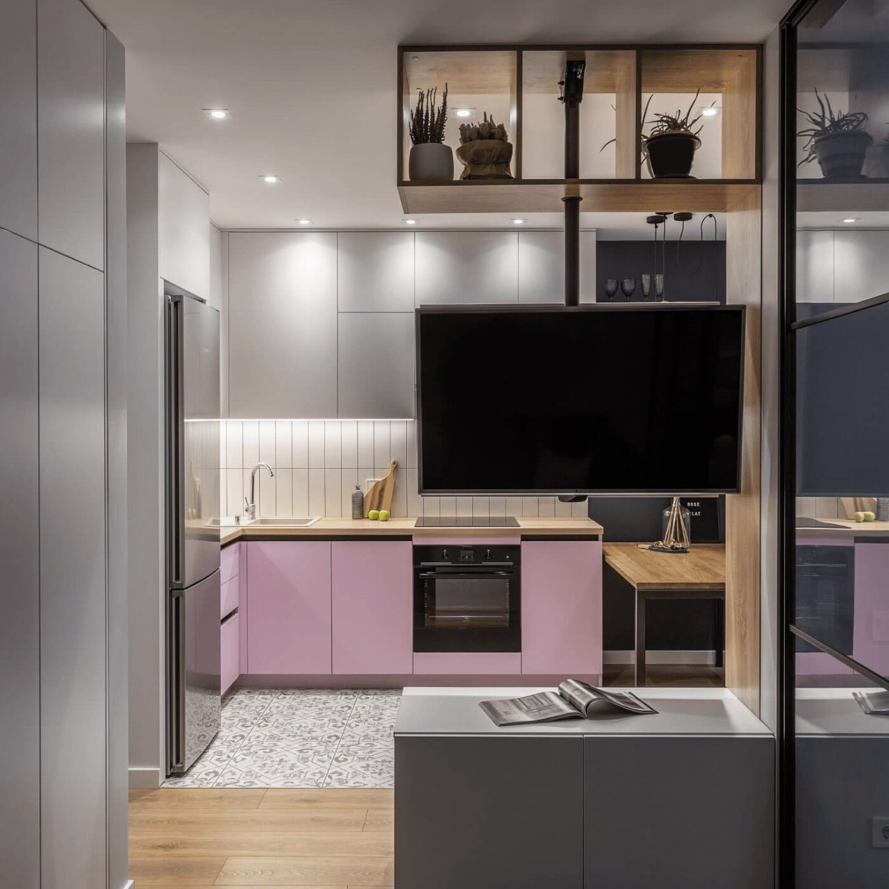 Кухня під замовлення "Scandi Rose" , 4,5 пог. м