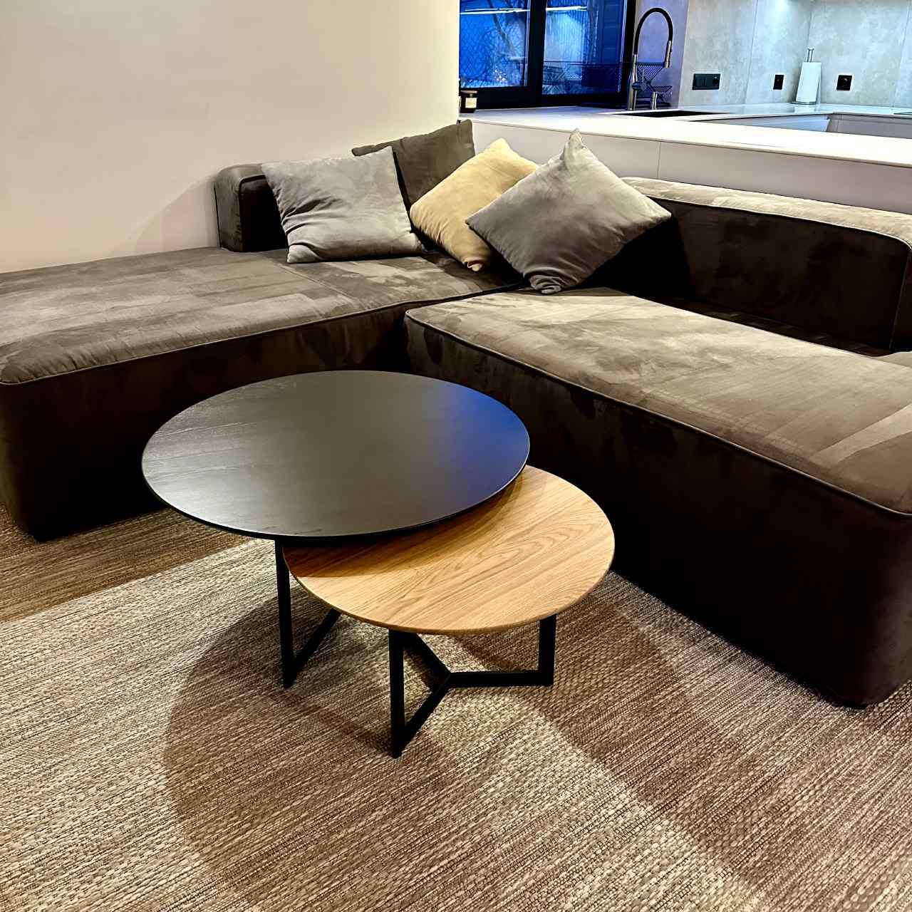 Комплект журнальних столиків в стилі Loft CS-47