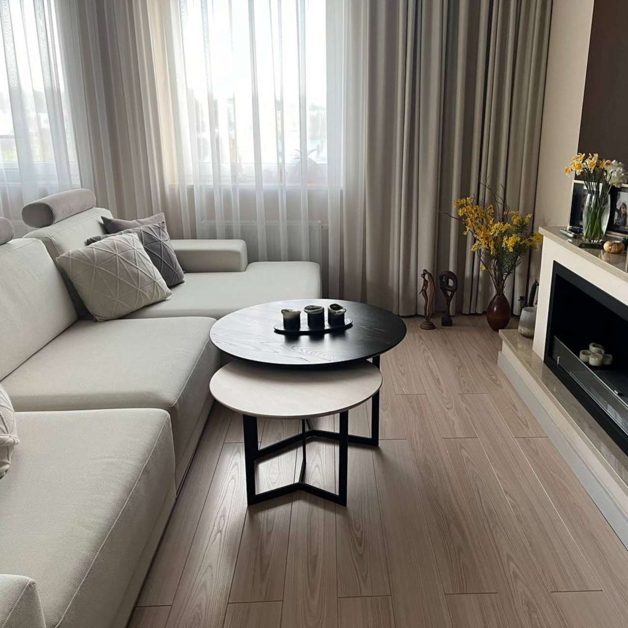 Комплект журнальних столиків в стилі Loft CS-47