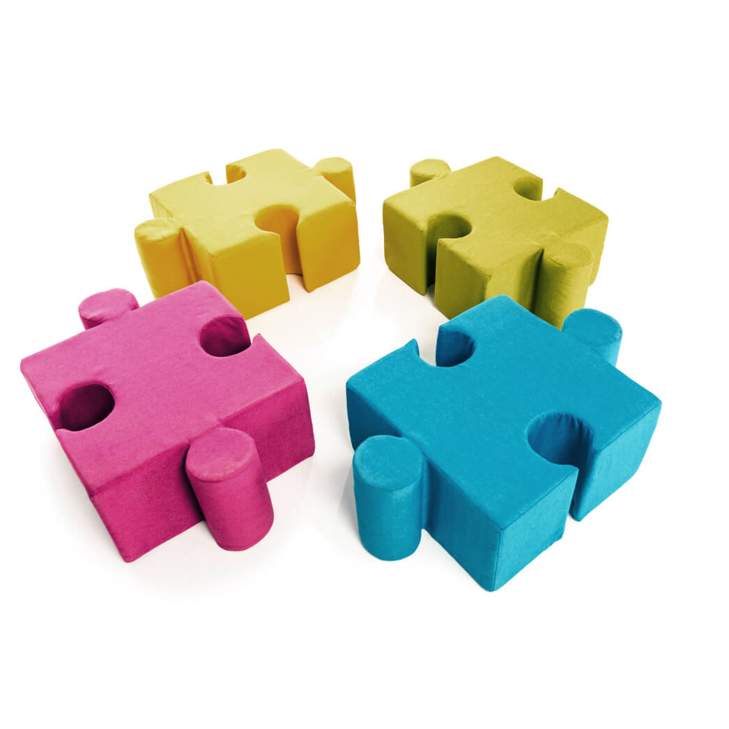 Пуф безкаркасний Puzzle у формі пазла