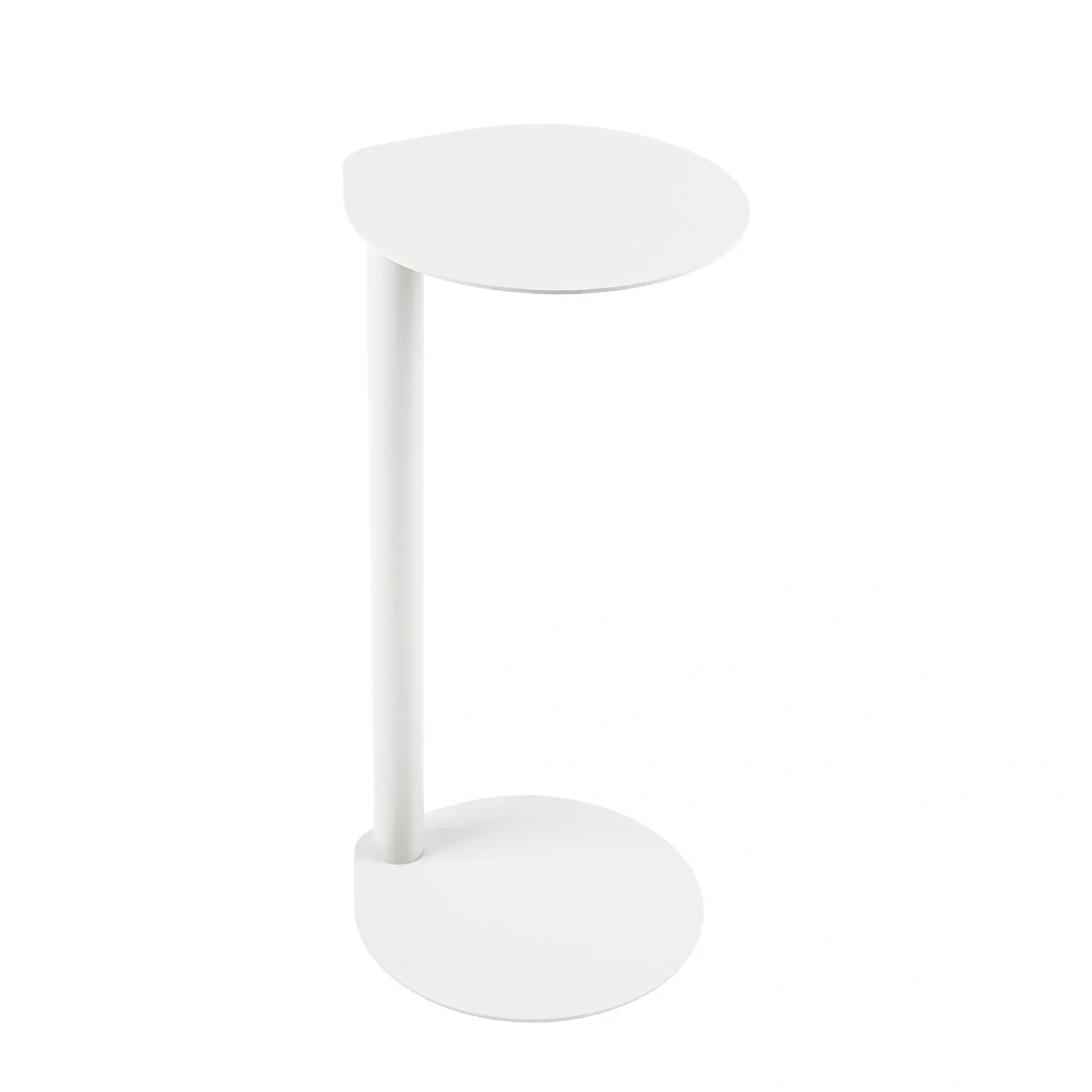 Дизайнерський журнальний стіл Drop H White