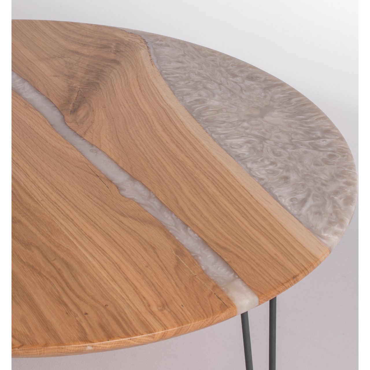 Журнальний стіл з епоксидною смолою Round Epoxy