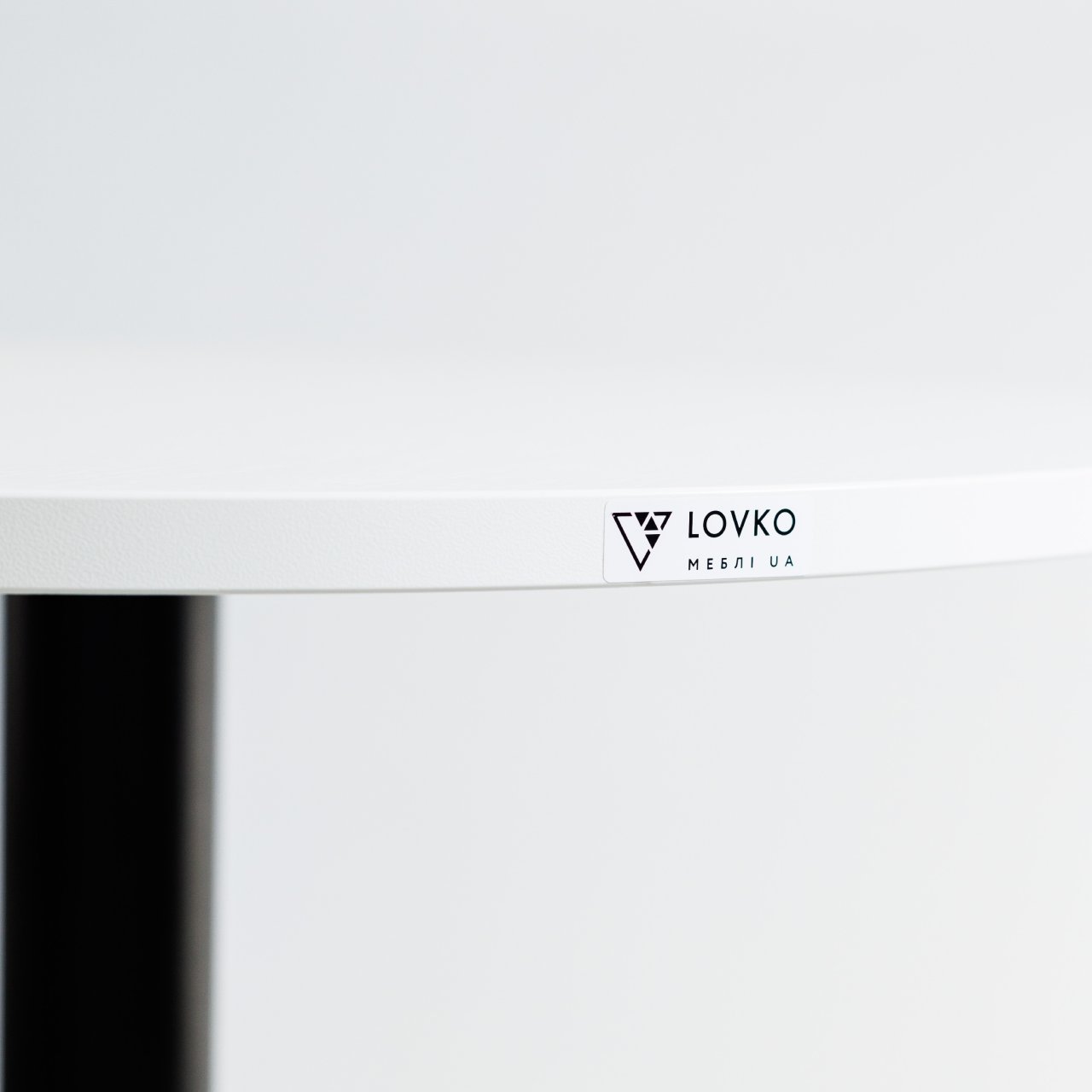 Стіл барний з круглою стільницею Soul light bar на металевій опорі d60