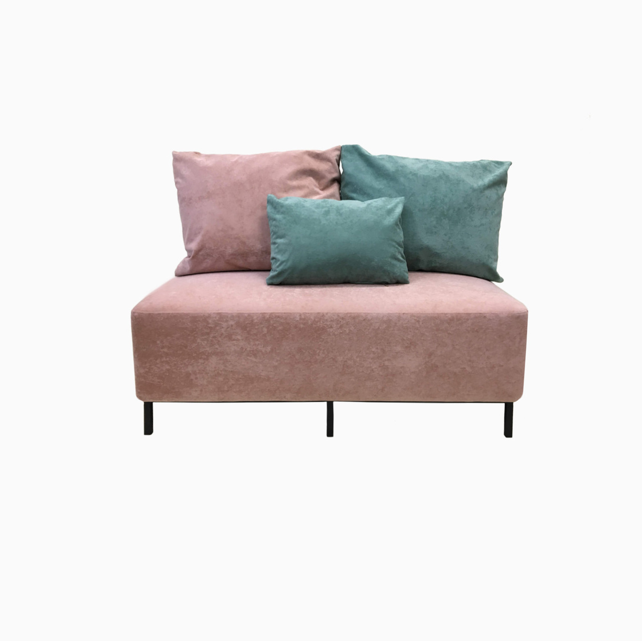 Диван дизайнерський модульний Tiny Sofa з металевими ніжками та спинкою