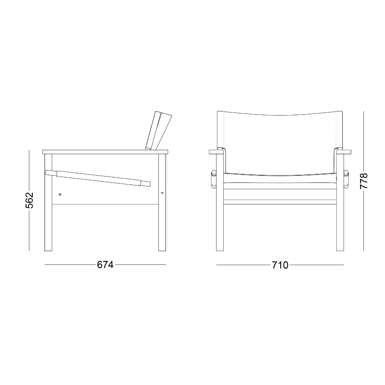 Дизайнерське крісло Pochatok Lounge Chair у скандинавському стилі