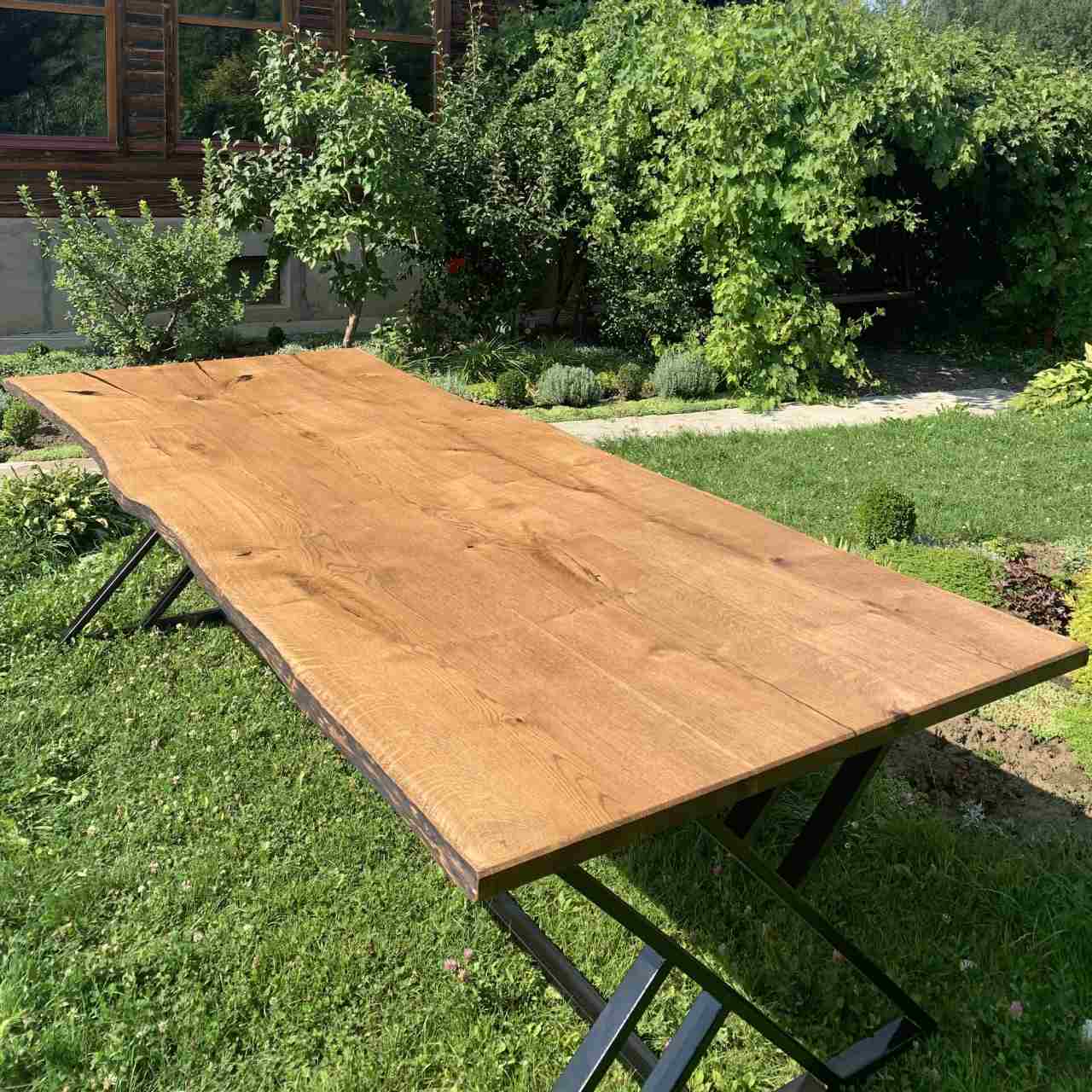 Обідній стіл з масиву дуба Rustic Oak