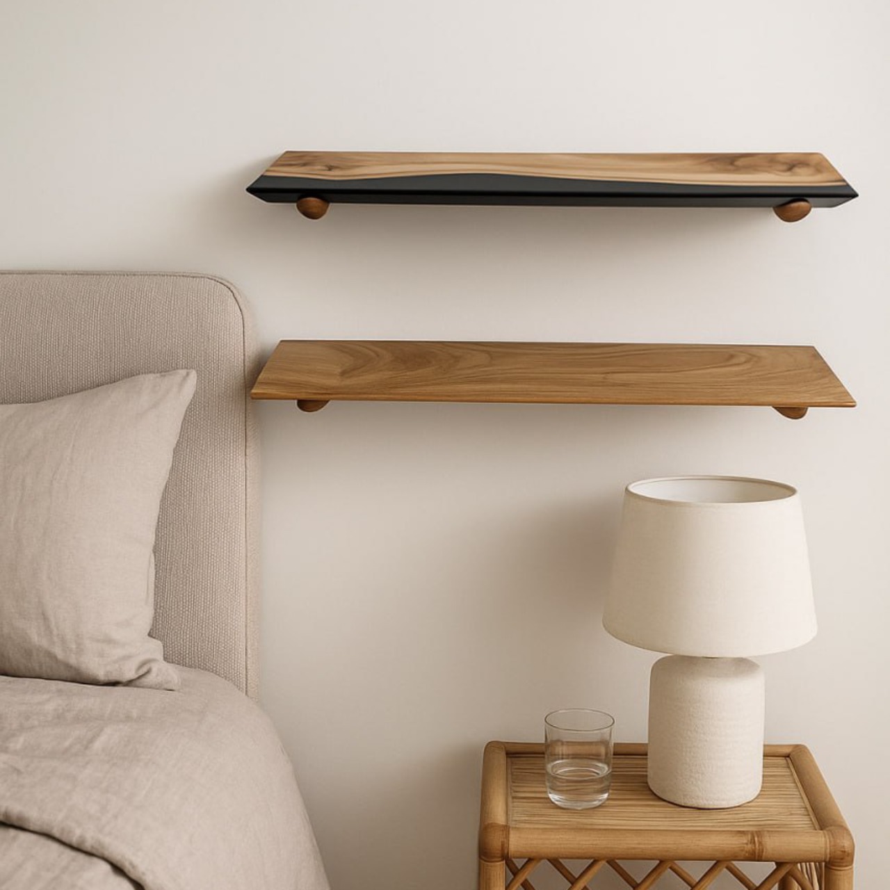 Плаваюча полиця Walnut Classic