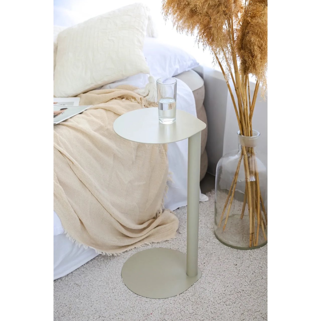 Дизайнерський журнальний стіл Drop H Beige