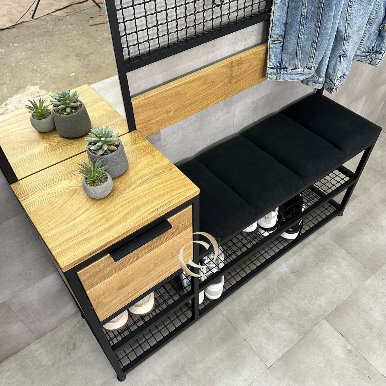 Передпокій з дзеркалом в стилі Loft P18.1