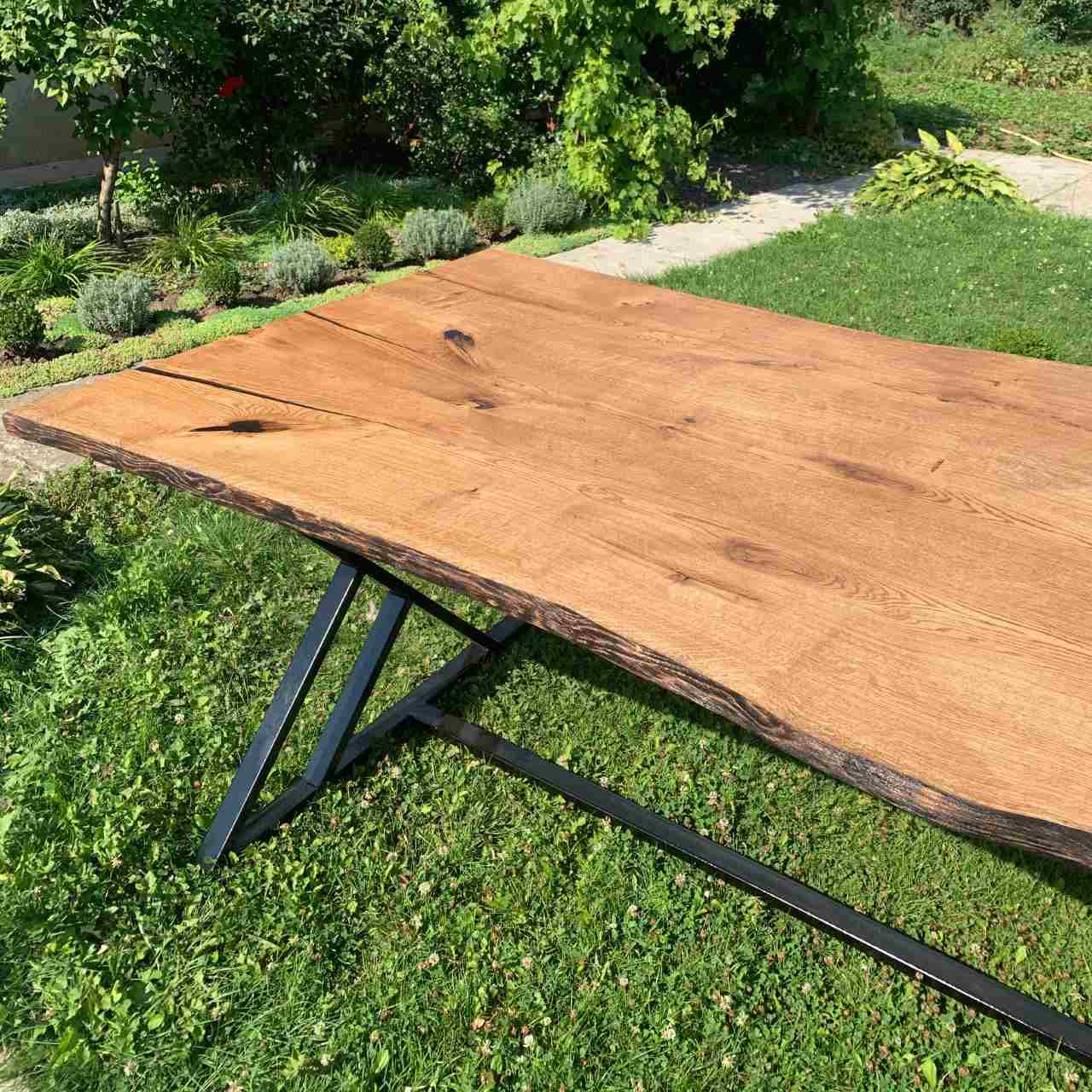 Обідній стіл з масиву дуба Rustic Oak