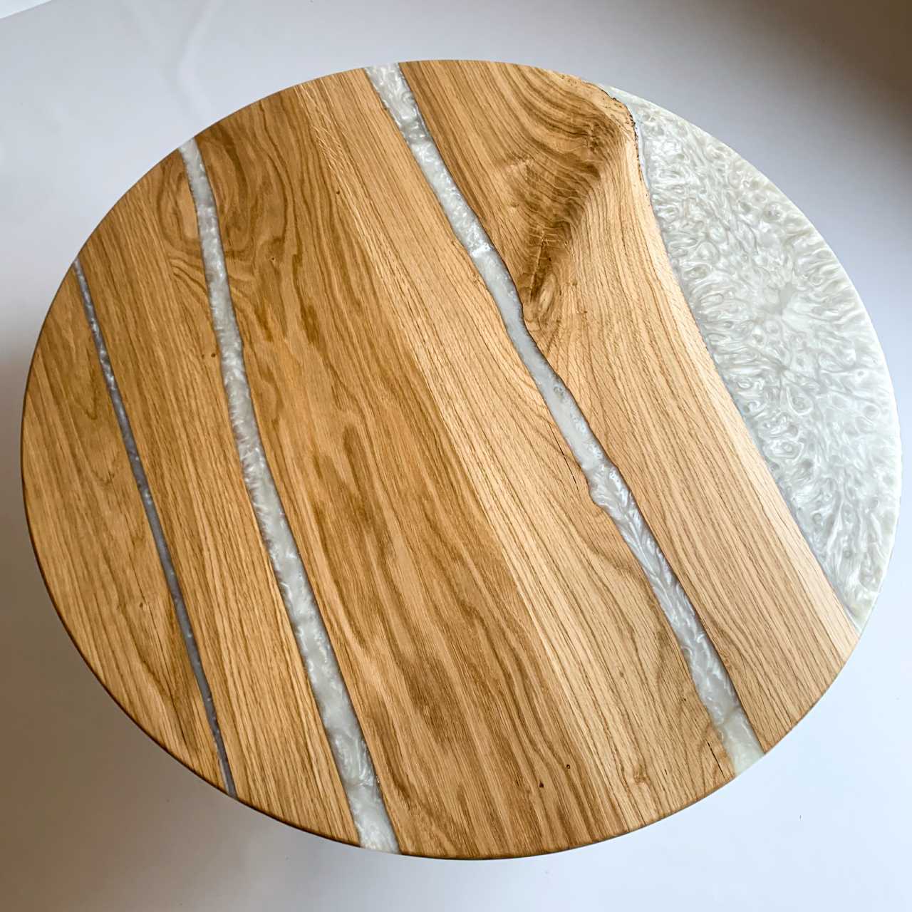 Журнальний стіл з епоксидною смолою Round Epoxy