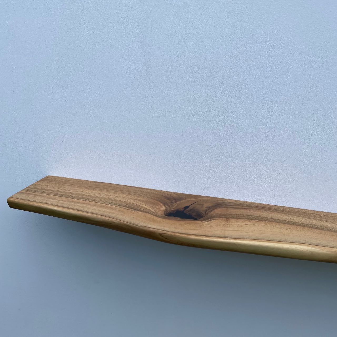 Плаваюча полиця Walnut Simplistic living edge