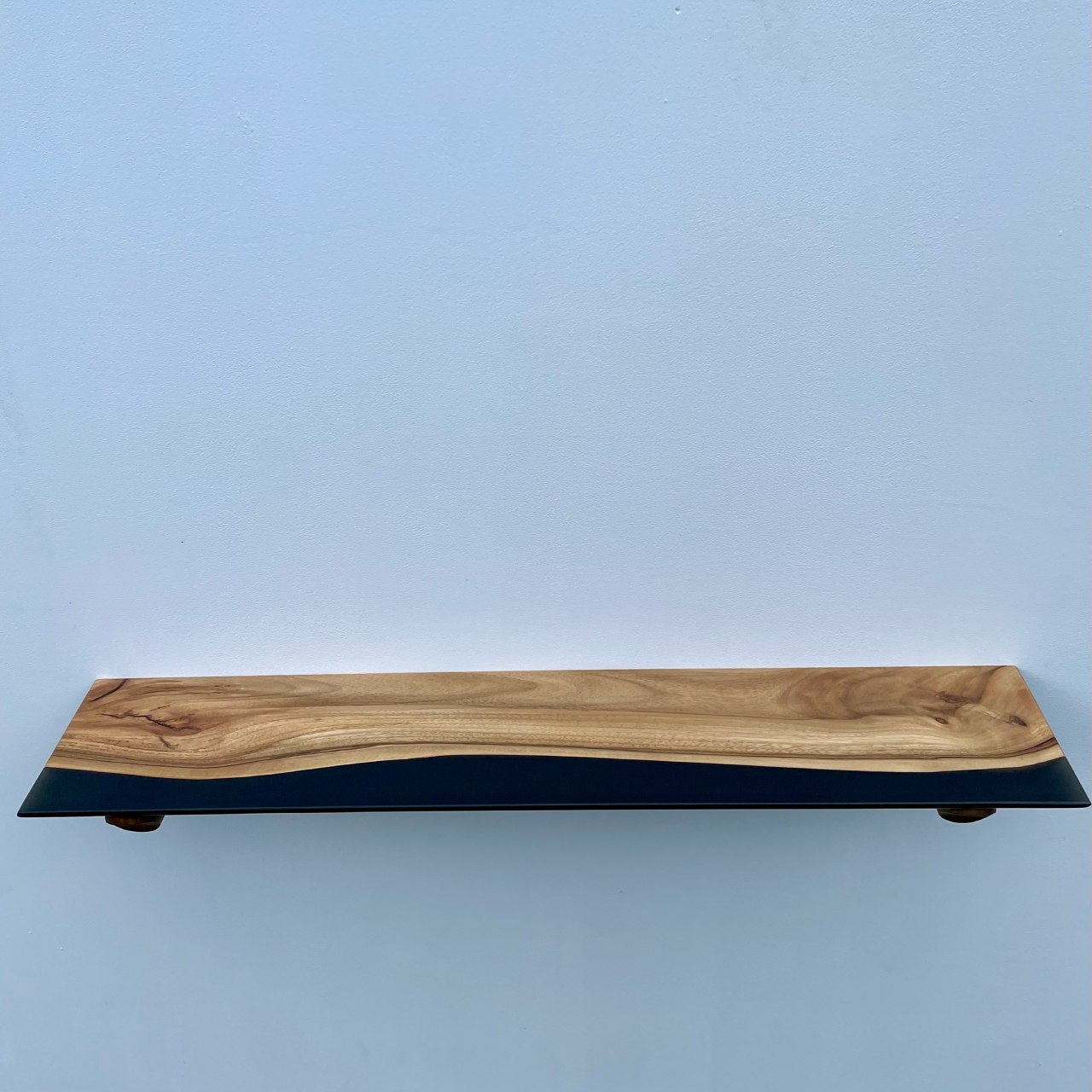 Плаваюча полиця Epoxy Walnut