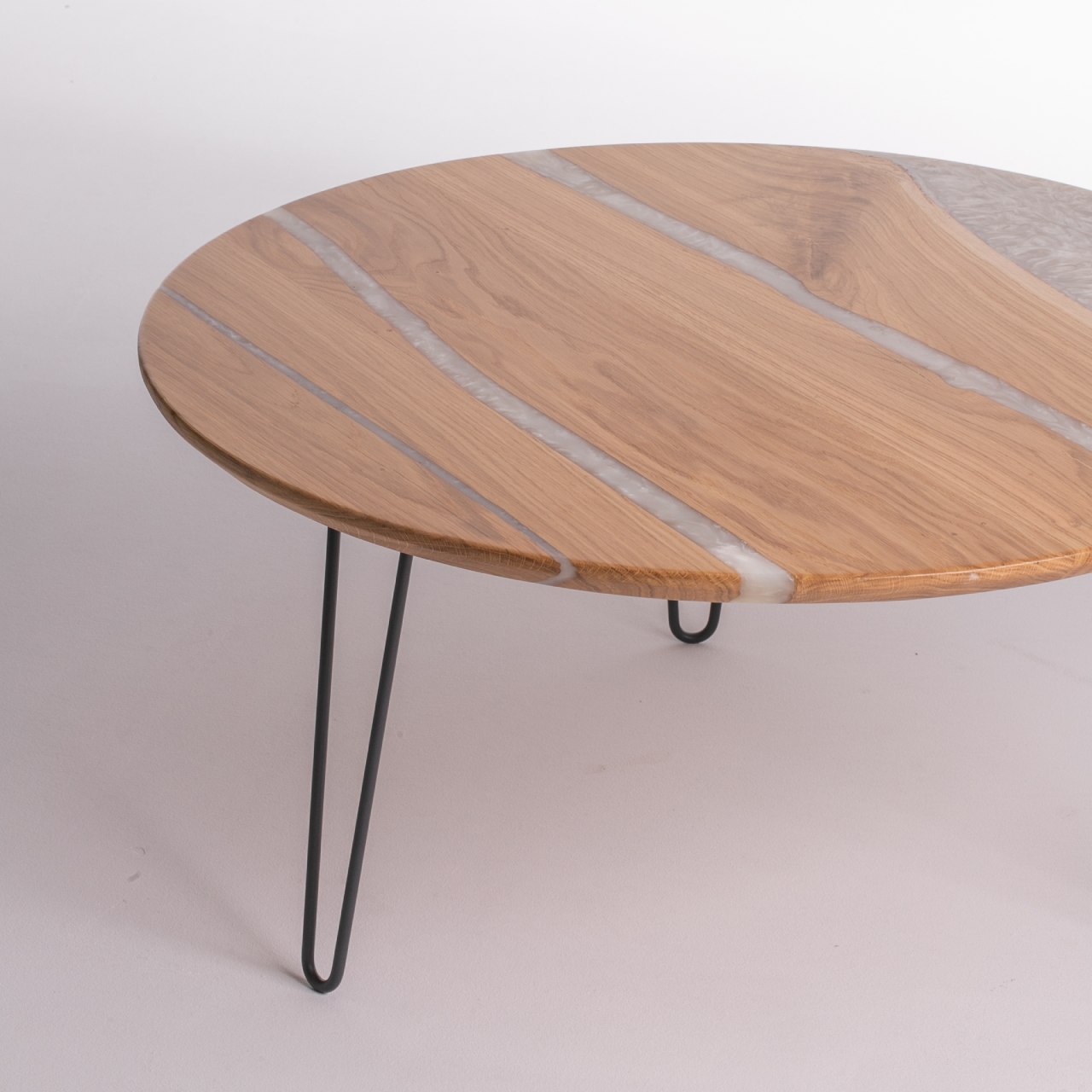 Журнальний стіл з епоксидною смолою Round Epoxy