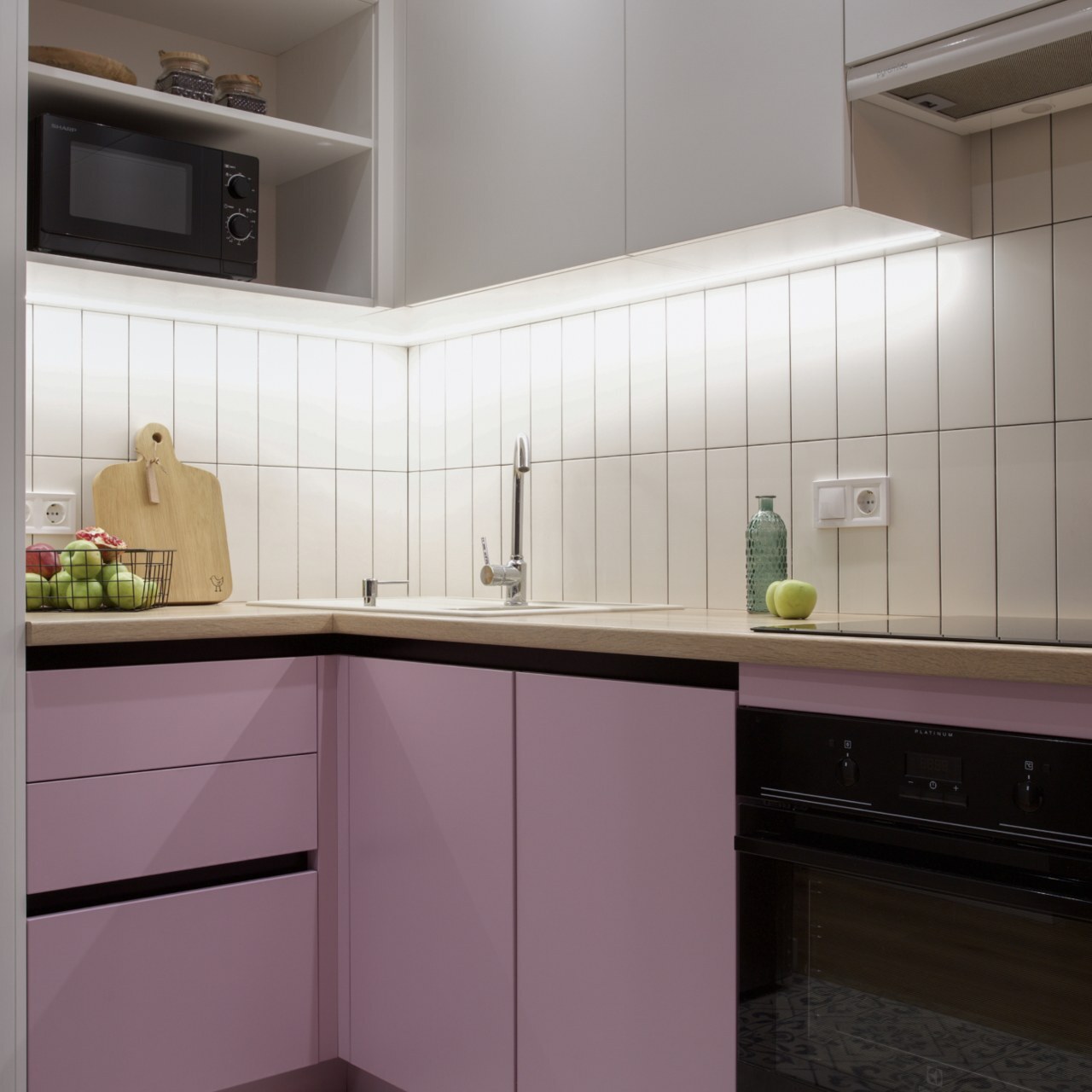 Кухня під замовлення "Scandi Rose" , 4,5 пог. м